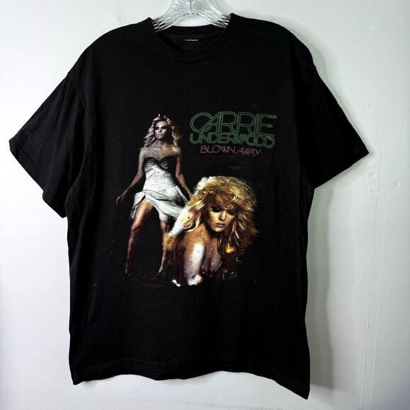 Carrie Underwood Hunter Hayes 2012 Blown Away Tour Concert T-Shirt Unisex Size L - Picture 1 of 10